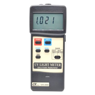 Измеритель интенсивности ультрафиолетового излучения (UVC) LUTRON UVC-254A 1583 фото