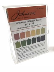 Індикаторні смужки універсальні на pH 1–14 JTP Universal Indicator Paper (200 шт.)