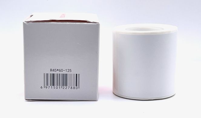 Етикетки для принтеру Niimbot B21/B3S (білі, 45*60 мм, 125 шт.) R45*60-125 2058 фото