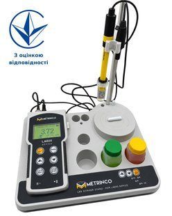 pH-метр/ОВП-метр METRINCO LA801P з базою LA80BS (мішалка та штатив, оцінка відповідності) 2629 фото