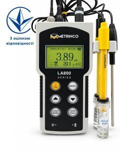 pH-метр/ОВП-метр/кондуктометр/солемер METRINCO LA802PC (с оценкой соответствия) 2640 фото