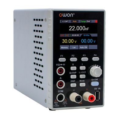Лабораторный источник питания с мультиметром (150Вт, 0-30В, 0-5А) OWON SPM3103 2269 фото