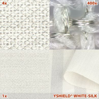 Экранирующая ткань (ширина 150 см), 1 м YSHIELD WHITE-SILK 2424 фото