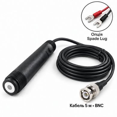 Промисловий pH-електрод EZODO ID4520F із пласкою мембраною, різьба 3/4" NPT, до 4,5 бар 66 фото