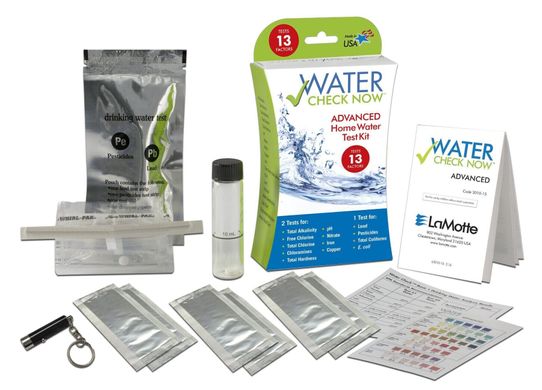 Набор тестов для питьевой воды на 13 параметров LaMotte Water Check Now Advanced 1281N фото