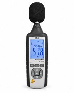 Шумомер 2-го класса с даталогером (32 700 измерений) и USB CEM DT-3852 2618 фото