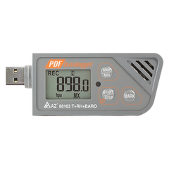 Реєстратор температури, вологості і тиску AZ-88163