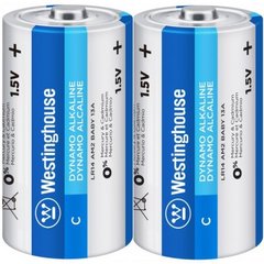 Лужна батарейка Dynamo Alkaline C/LR14 2 шт/уп shrink Westinghouse LR14-SP2 2204 фото