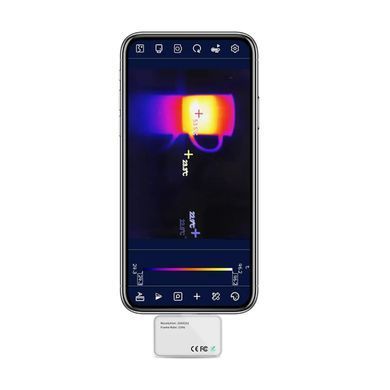 Тепловізор-приставка для смартфонів (256&times;192, Android, USB-C) H2FB 2496 фото